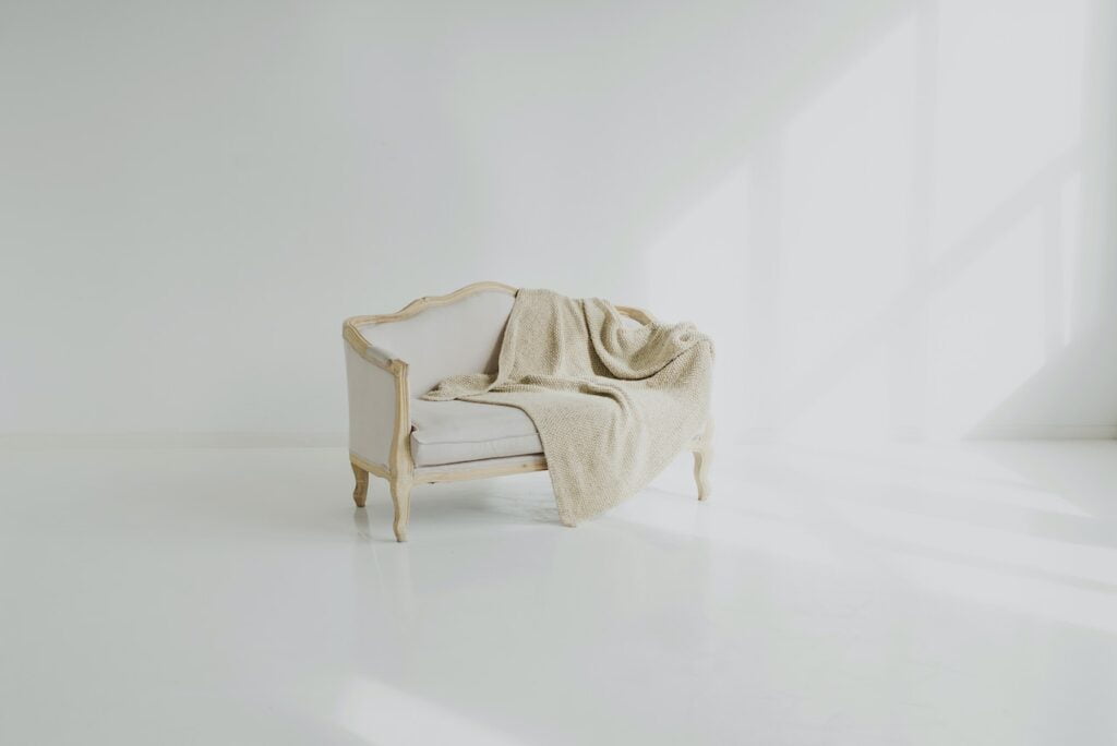 White couch